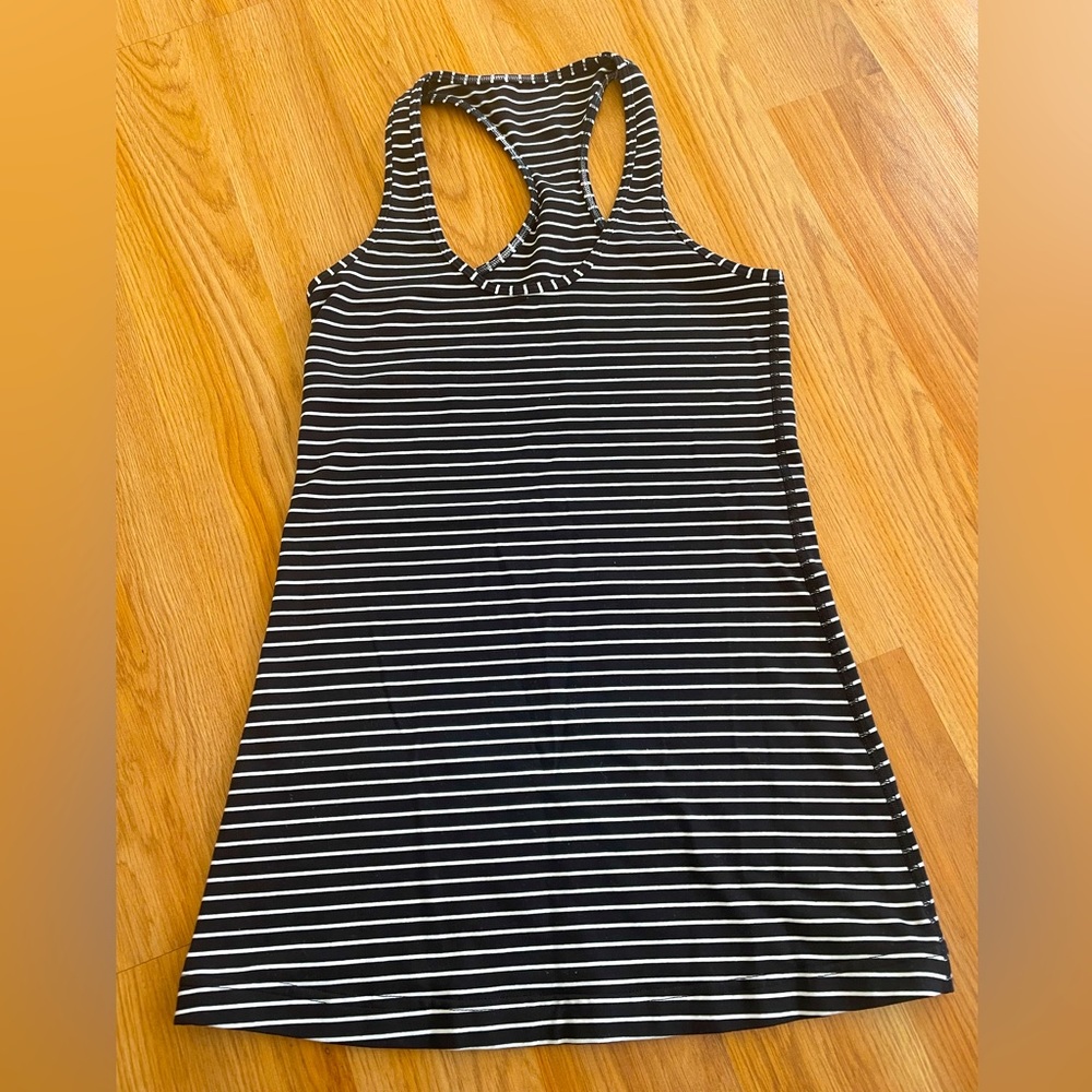 lululemon cool racerback black & white